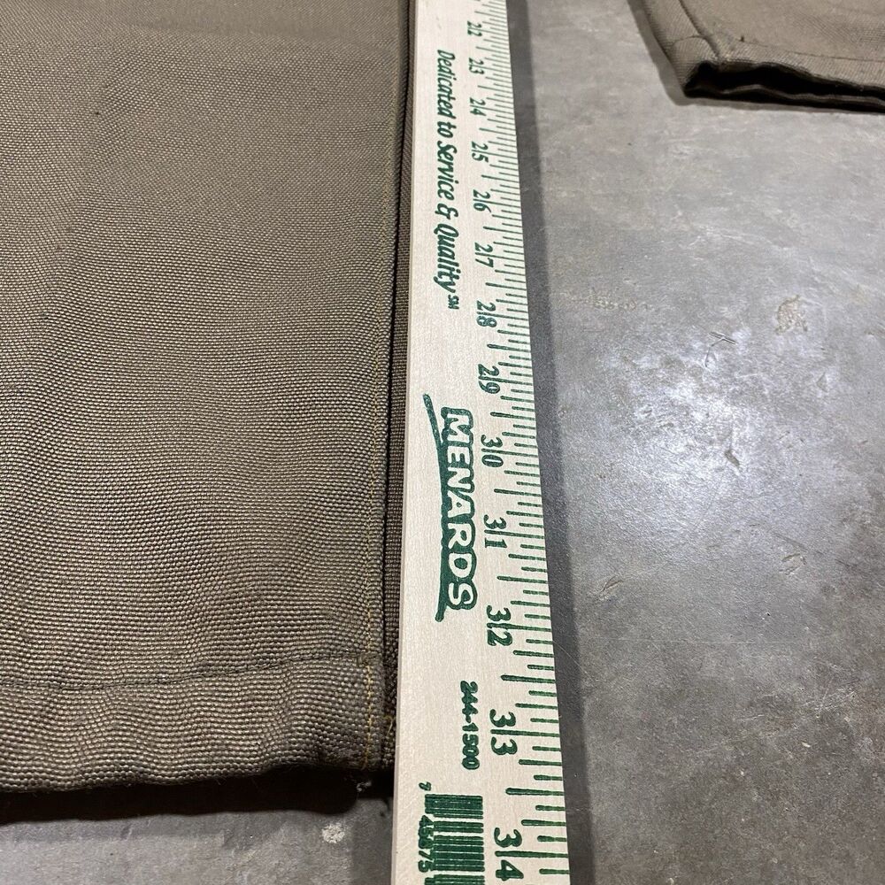Columbia Two Tone Denim Canvas Work Pants Brown Blue 36x33 (Tag 38x34) - Picture 8 of 9